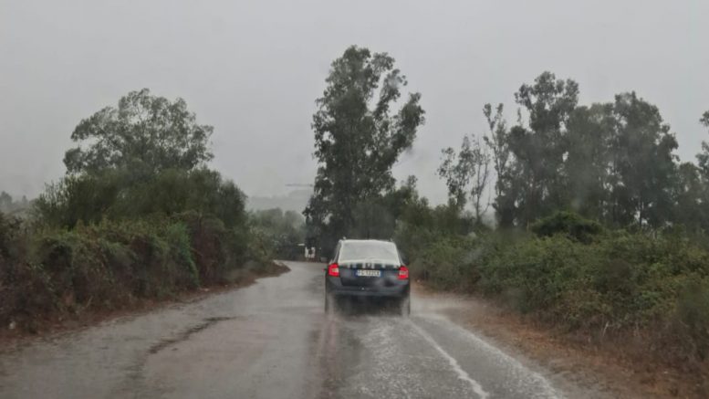 Tratto di strada tra Lido di Orrì e Lido di Cea