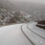 La neve arriva sul Nuorese, col brusco calo delle temperature