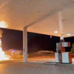 Incendio nel distributore di benzina di Tortolì, fiamme dal serbatoio Gpl