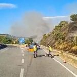 Torna il rischio incendi in Sardegna, a fuoco le sterpaglie lungo la 131 dcn