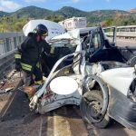 Auto contro camion nella strada per Cardedu, grave un uomo di Tertenia