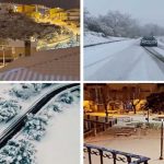 Nevica in diverse zone del Nuorese, traffico paralizzato e scuole chiuse