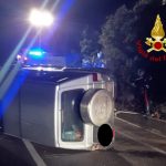 Perde il controllo dell'auto e si ribalta, un ferito a Tortolì