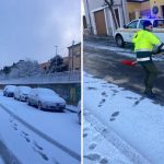 La neve avvolge anche Nuoro, mezzi spargisale in azione e assistenza ai più deboli