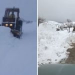 La neve continua a cadere sul Nuorese, disagi e difficoltà sulle strade per gli ovili