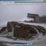 Sul Gennargentu la prima neve del 2023, vento sull’Isola e temperature in calo
