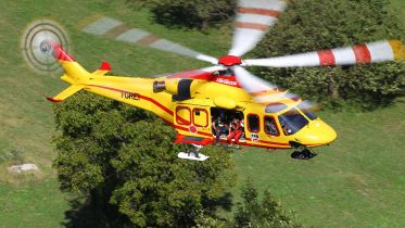 Elisoccorso sardegna elicottero in volo