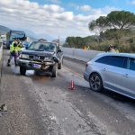 Scontro fra auto all'uscita di Nuoro, traffico rallentato
