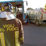 Scontro tra pullman dell'Arst e furgone a Lanusei: due in ospedale
