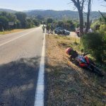 Violento incidente nella strada per Siniscola, grave motociclista