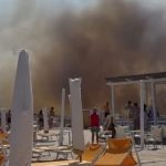 Incendio a Posada, proseguono le operazioni di spegnimento