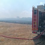Inferno di fuoco a Sindia, l'incendio distrugge le campagne